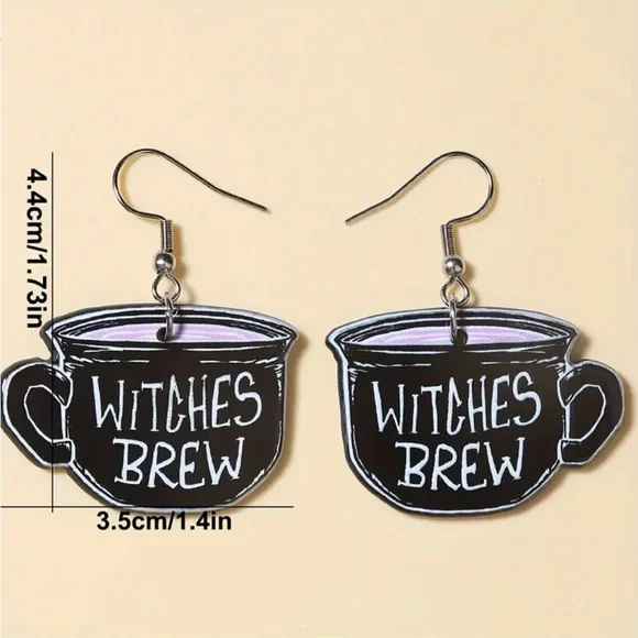 Witches Brew Dangle Earrings - Picture 2 of 2